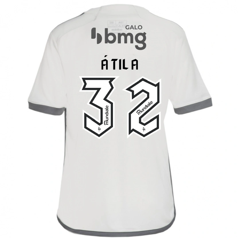 Danxen Kinder Gabriel Átila #32 Off-White Auswärtstrikot Trikot 2025/26 T-Shirt