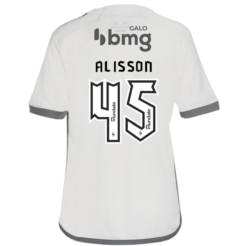 Danxen Kinder Alisson #45 Off-White Auswärtstrikot Trikot 2025/26 T-Shirt
