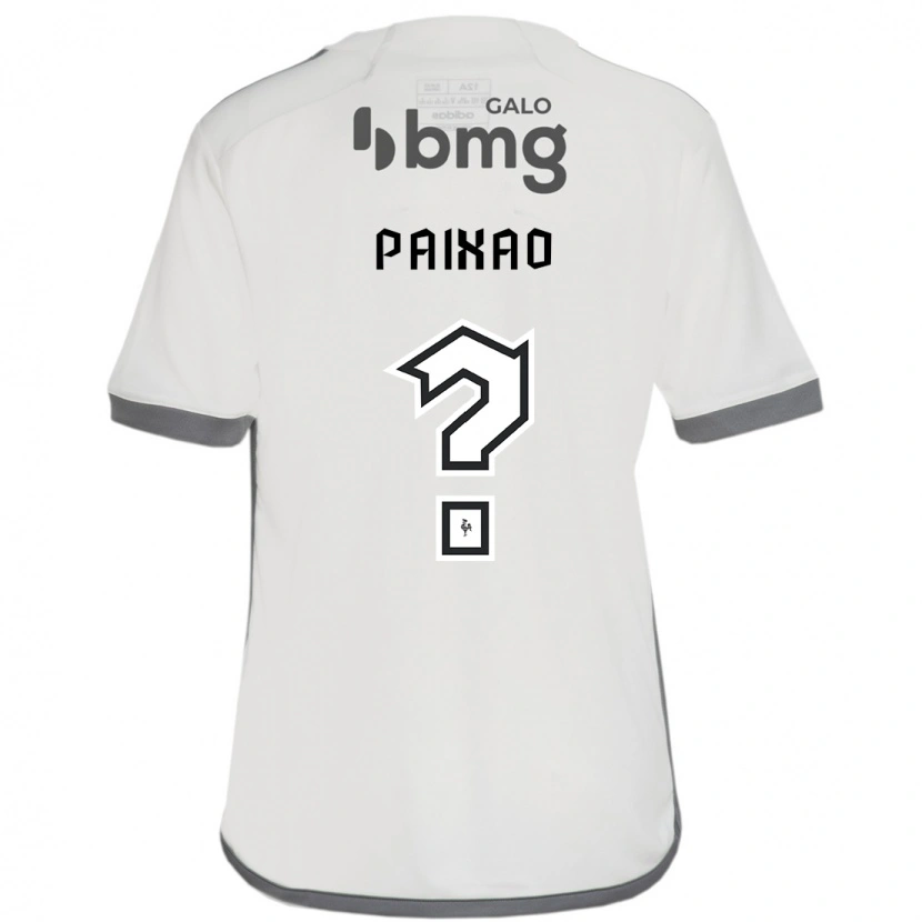 Danxen Kinder Iasmin Paixão #0 Off-White Auswärtstrikot Trikot 2025/26 T-Shirt