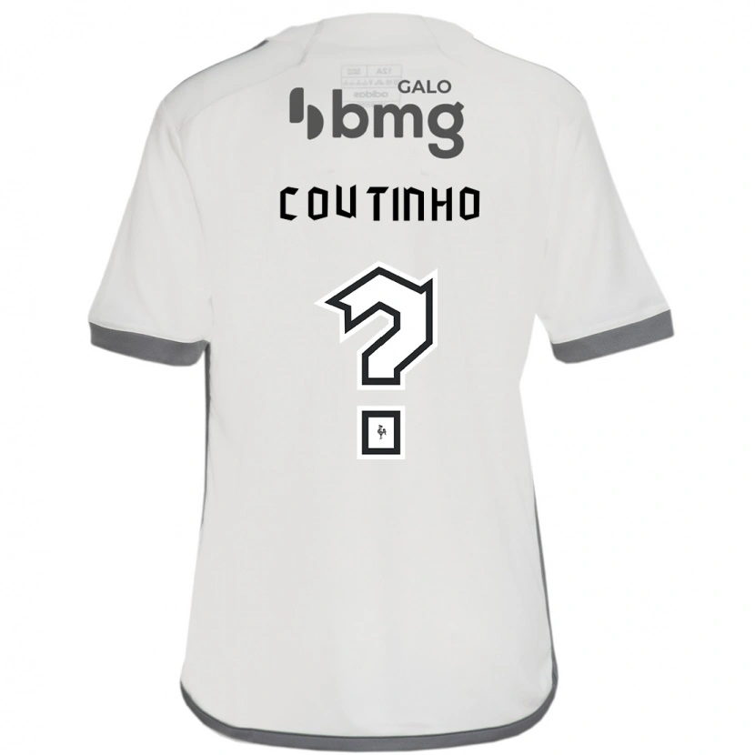 Danxen Kinder Coutinho #0 Off-White Auswärtstrikot Trikot 2025/26 T-Shirt