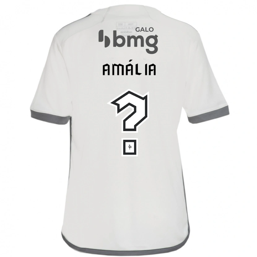 Danxen Kinder Amália #0 Off-White Auswärtstrikot Trikot 2025/26 T-Shirt