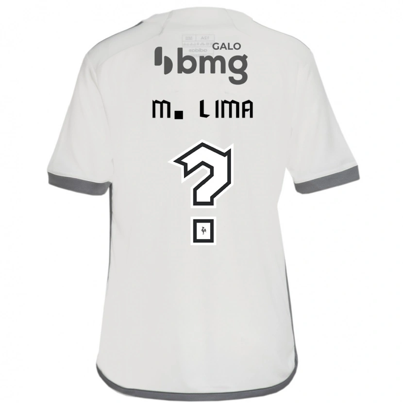 Danxen Kinder Matheus Lima #0 Off-White Auswärtstrikot Trikot 2025/26 T-Shirt