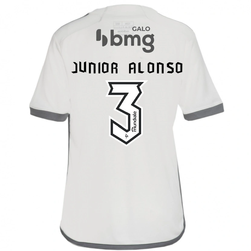 Danxen Kinder Junior Alonso #3 Off-White Auswärtstrikot Trikot 2025/26 T-Shirt