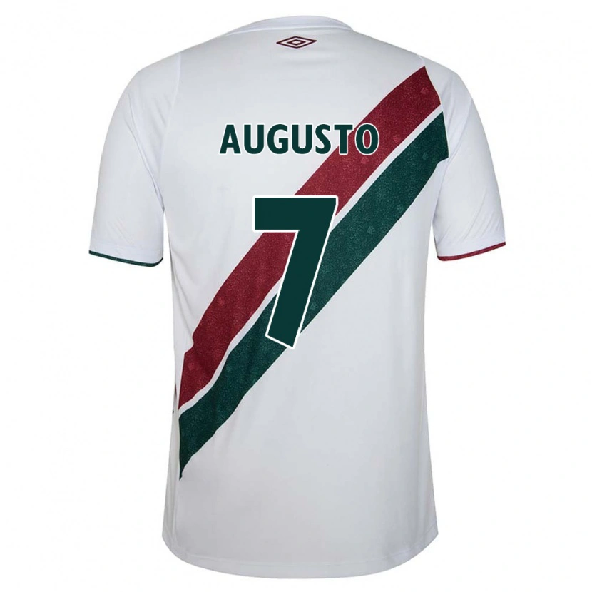 Danxen Kinder Renato Augusto #7 Weiß Grün Kastanienbraun Auswärtstrikot Trikot 2025/26 T-Shirt