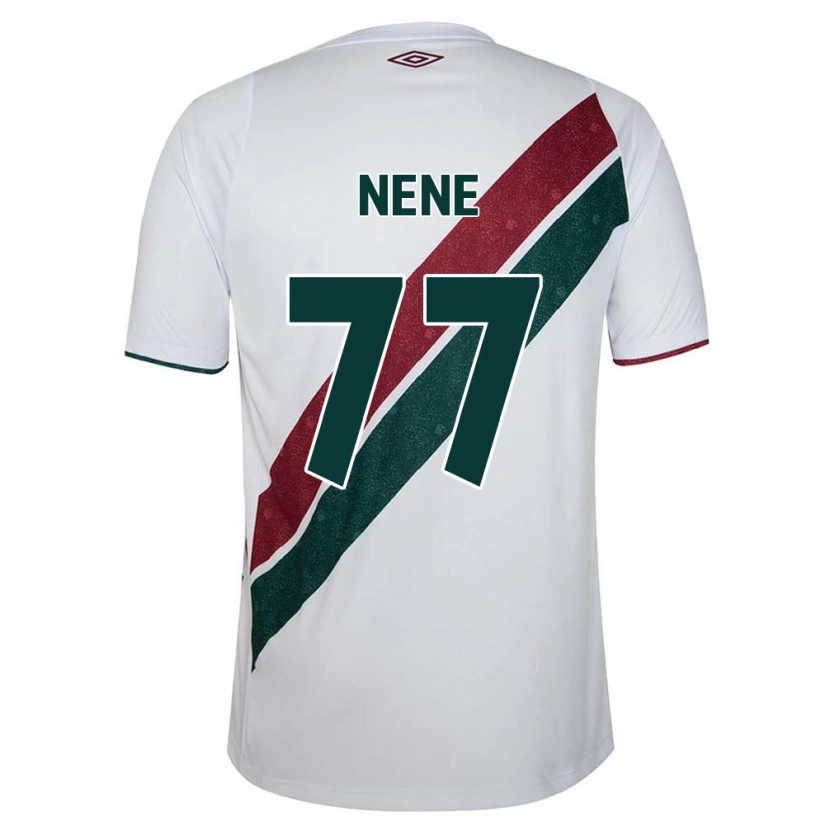 Danxen Kinder Nene #77 Weiß Grün Kastanienbraun Auswärtstrikot Trikot 2025/26 T-Shirt