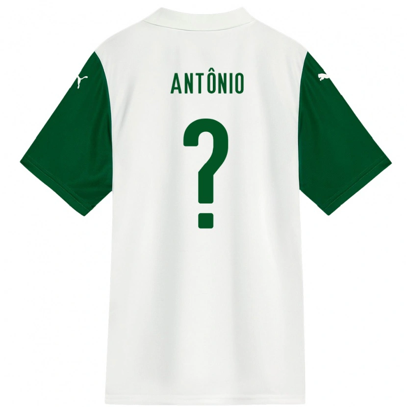 Danxen Kinder Diogo Antônio #0 Weiß Grün Auswärtstrikot Trikot 2025/26 T-Shirt