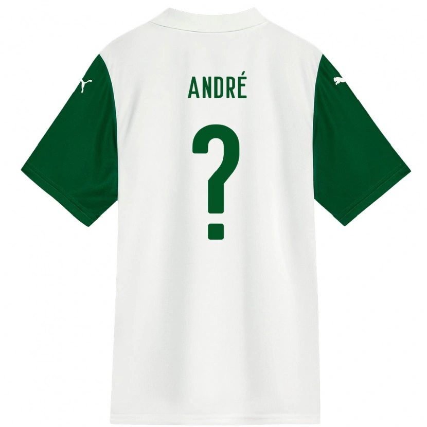 Danxen Kinder Vitor André #0 Weiß Grün Auswärtstrikot Trikot 2025/26 T-Shirt