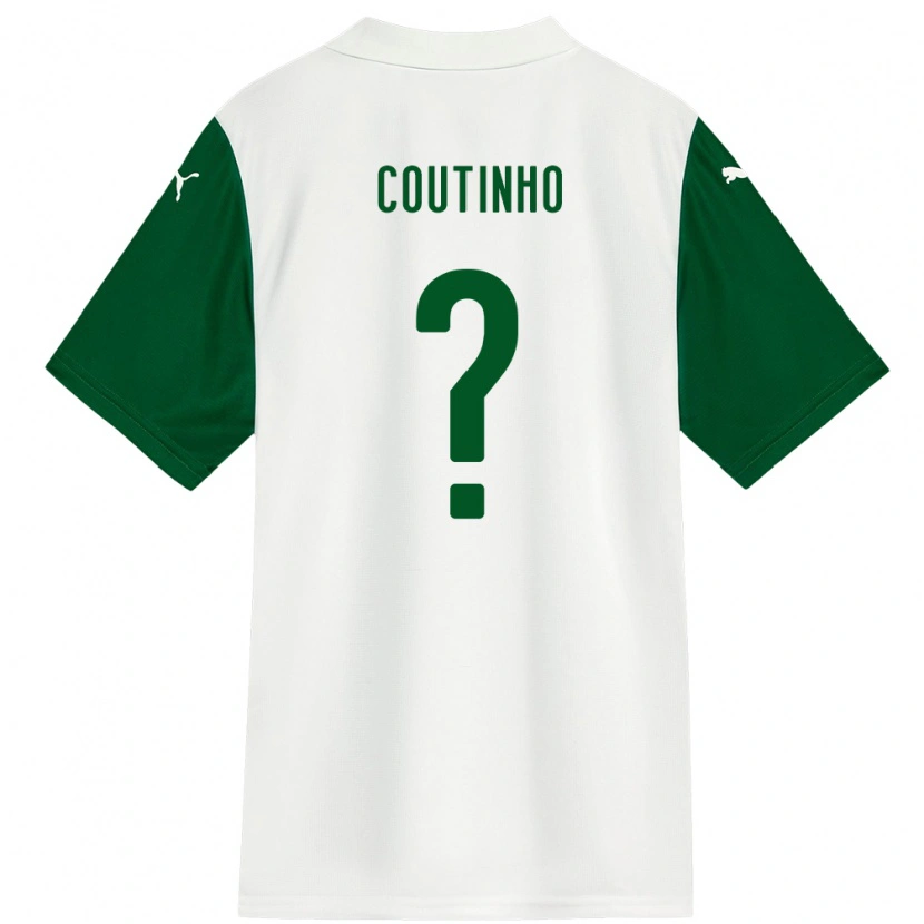 Danxen Kinder Rafael Coutinho #0 Weiß Grün Auswärtstrikot Trikot 2025/26 T-Shirt