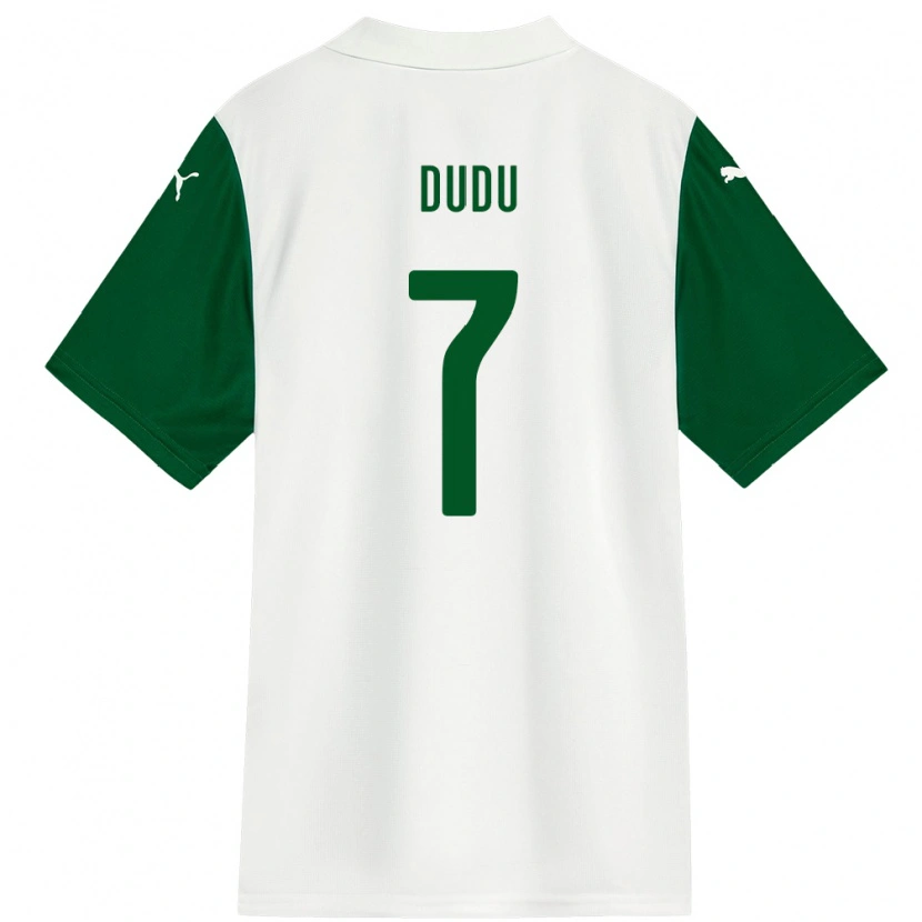 Danxen Kinder Dudu #7 Weiß Grün Auswärtstrikot Trikot 2025/26 T-Shirt