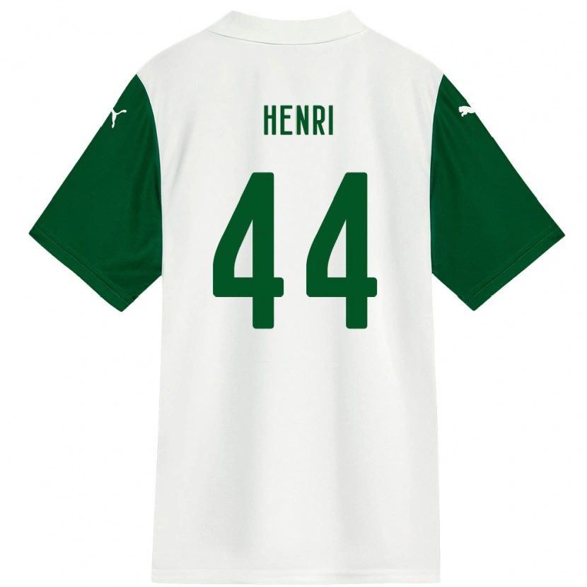 Danxen Kinder Henri #44 Weiß Grün Auswärtstrikot Trikot 2025/26 T-Shirt