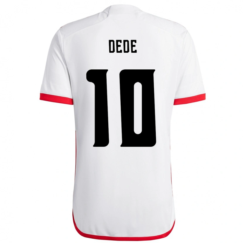 Danxen Kinder Andressa Dede #10 Weiß Rot Auswärtstrikot Trikot 2025/26 T-Shirt