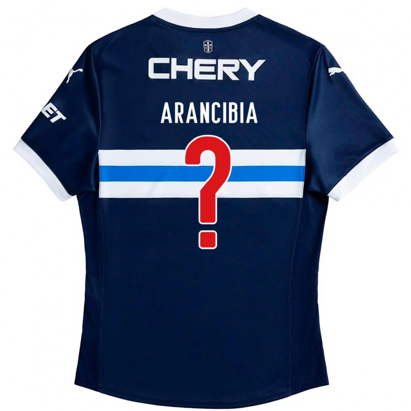 Danxen Kinder Carlos Arancibia #0 Königsblau Weiß Auswärtstrikot Trikot 2025/26 T-Shirt