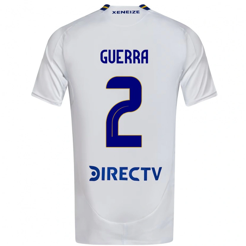 Danxen Kinder Maylen Guerra #2 Weiß Blau Auswärtstrikot Trikot 2025/26 T-Shirt