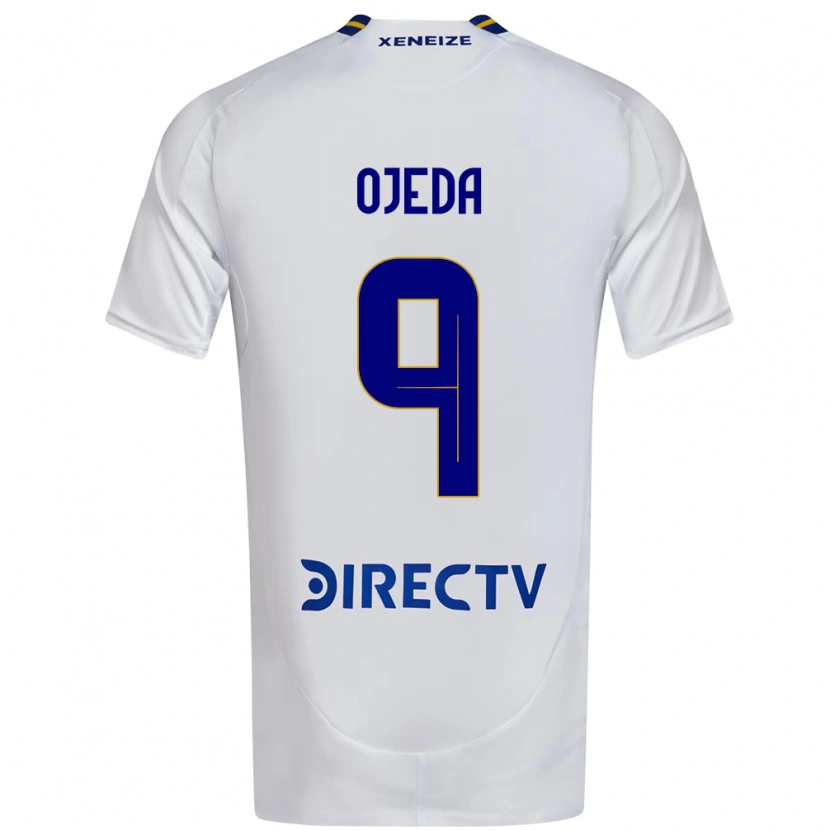 Danxen Kinder Andrea Ojeda #9 Weiß Blau Auswärtstrikot Trikot 2025/26 T-Shirt