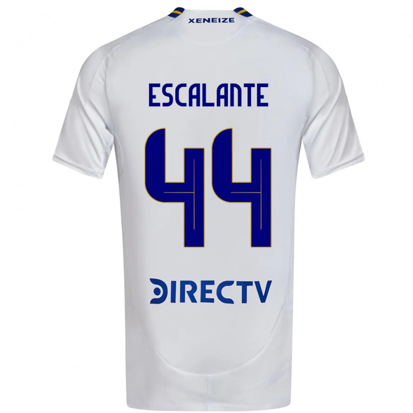 Danxen Kinder Israel Escalante #44 Weiß Blau Auswärtstrikot Trikot 2025/26 T-Shirt