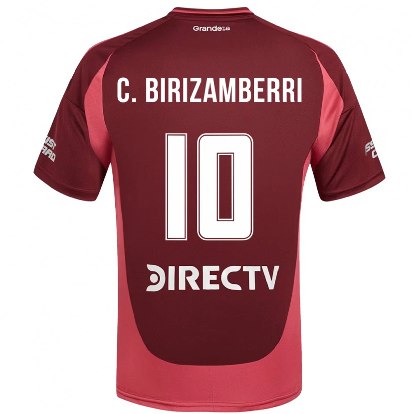 Danxen Kinder Carolina Birizamberri #10 Burgunder Magenta Auswärtstrikot Trikot 2025/26 T-Shirt