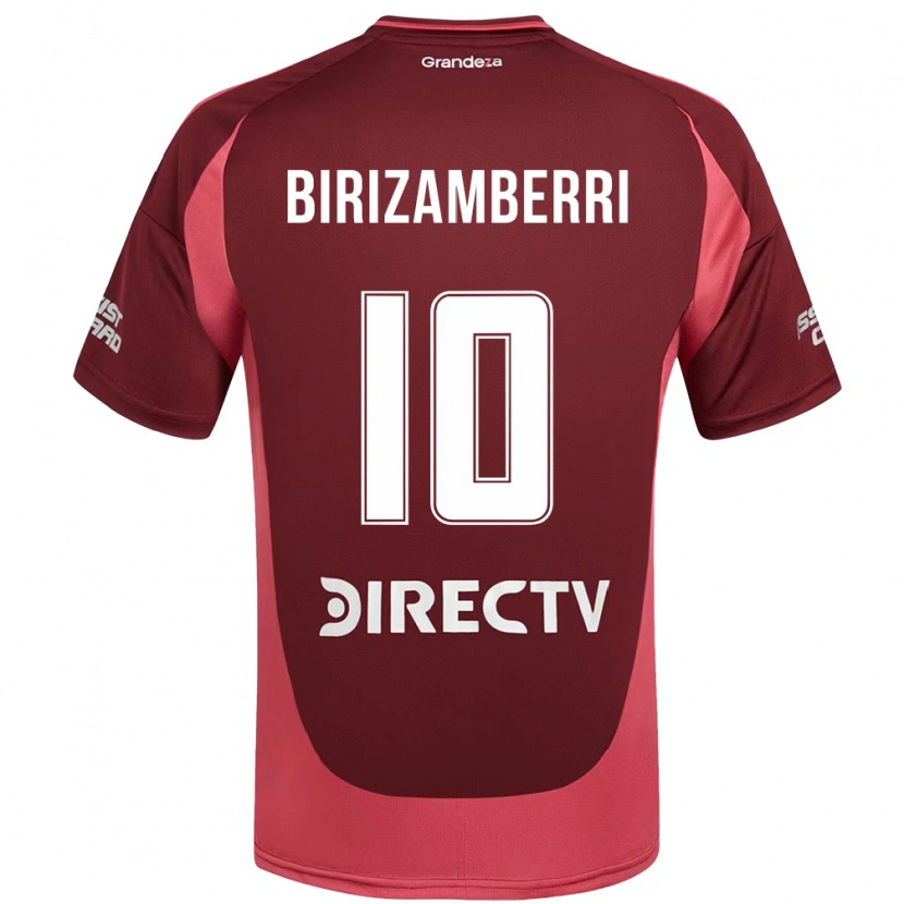 Danxen Kinder María Carolina Birizamberri Rivero #10 Burgunder Magenta Auswärtstrikot Trikot 2025/26 T-Shirt