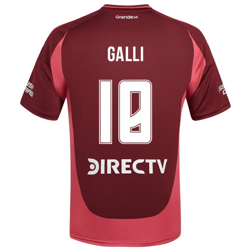 Danxen Kinder Ludmila Galli #18 Burgunder Magenta Auswärtstrikot Trikot 2025/26 T-Shirt