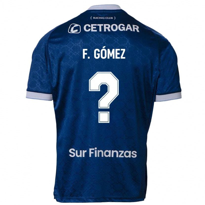 Danxen Kinder Francisco Gómez #0 Dunkelblau Auswärtstrikot Trikot 2025/26 T-Shirt