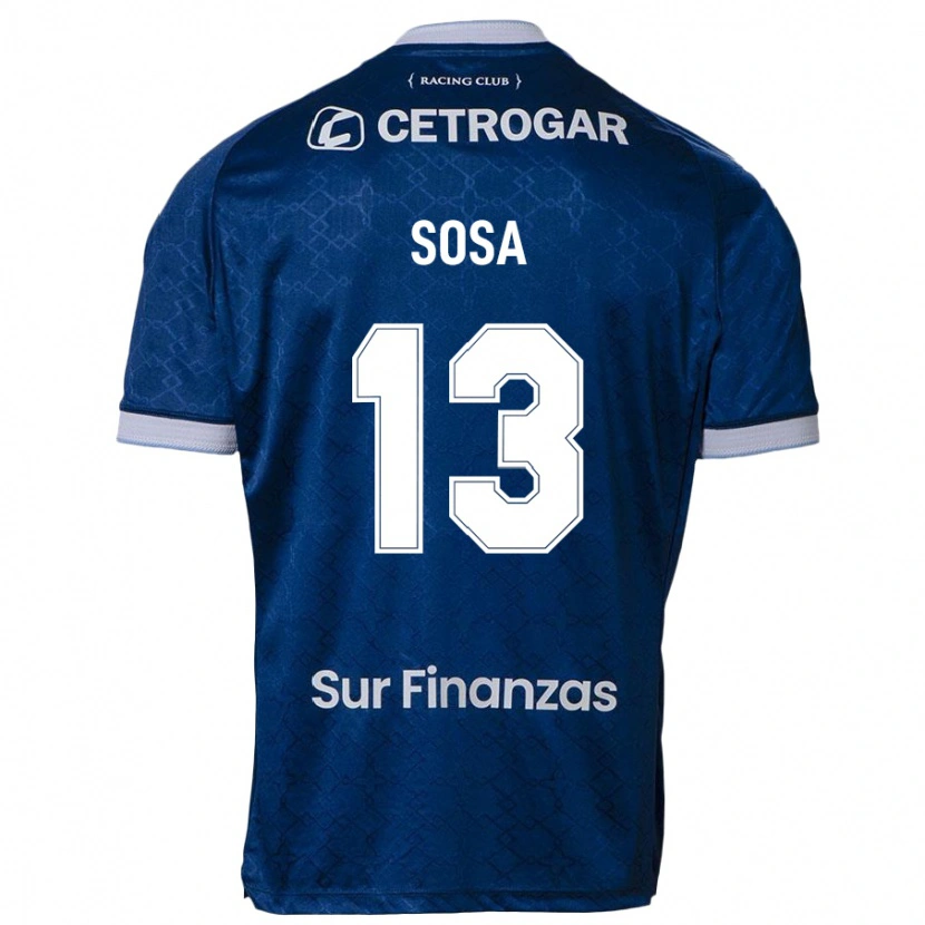 Danxen Kinder Santiago Sosa #13 Dunkelblau Auswärtstrikot Trikot 2025/26 T-Shirt
