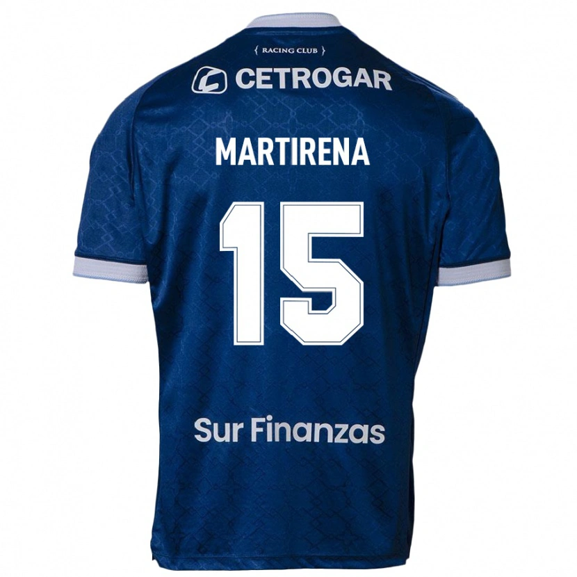 Danxen Kinder Gastón Martirena #15 Dunkelblau Auswärtstrikot Trikot 2025/26 T-Shirt