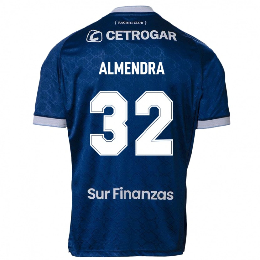 Danxen Kinder Agustín Almendra #32 Dunkelblau Auswärtstrikot Trikot 2025/26 T-Shirt