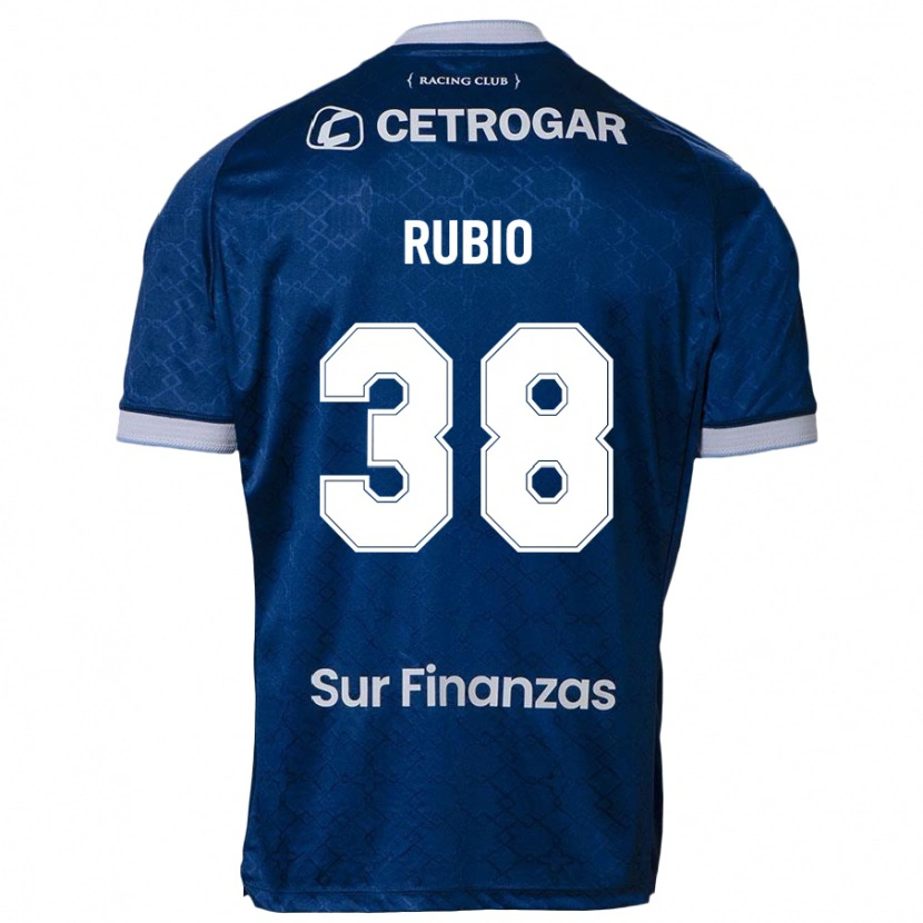 Danxen Kinder Tobias Rubio #38 Dunkelblau Auswärtstrikot Trikot 2025/26 T-Shirt