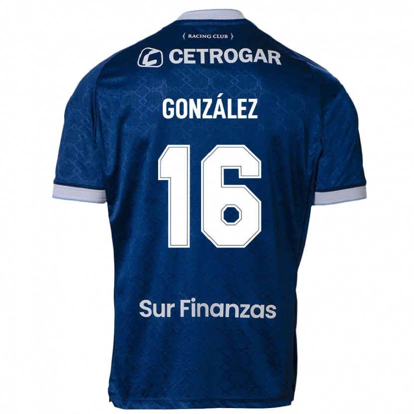Danxen Kinder Maricel González #16 Dunkelblau Auswärtstrikot Trikot 2025/26 T-Shirt
