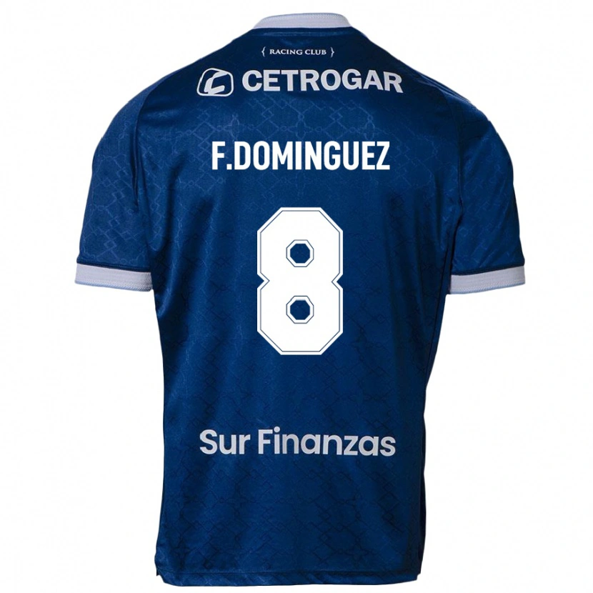 Danxen Kinder Fabricio Dominguez #8 Dunkelblau Auswärtstrikot Trikot 2025/26 T-Shirt