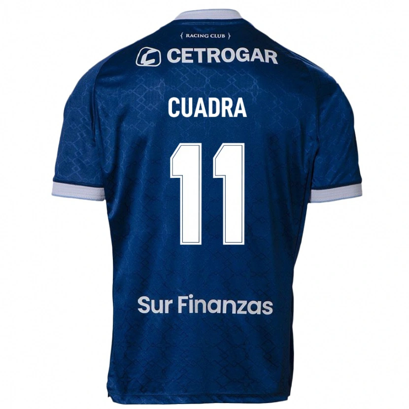 Danxen Kinder Maximiliano Cuadra #11 Dunkelblau Auswärtstrikot Trikot 2025/26 T-Shirt