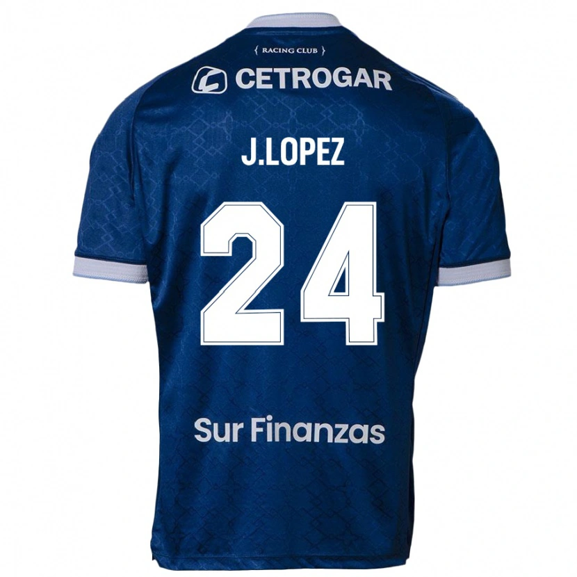Danxen Kinder Julian Lopez #24 Dunkelblau Auswärtstrikot Trikot 2025/26 T-Shirt