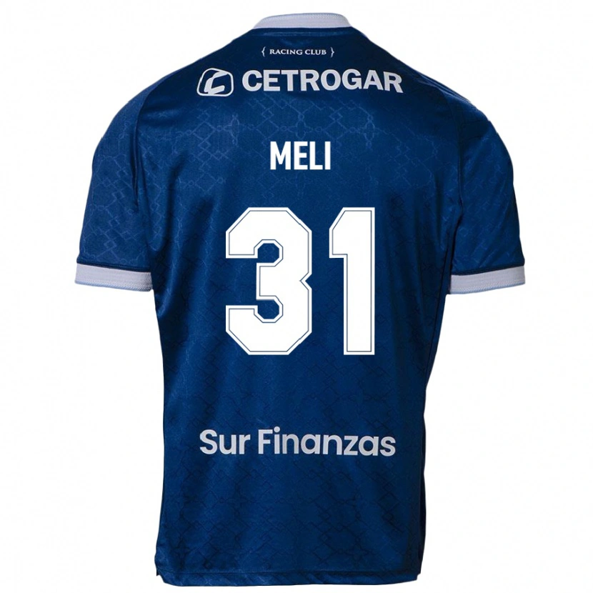 Danxen Kinder Marcelo Meli #31 Dunkelblau Auswärtstrikot Trikot 2025/26 T-Shirt