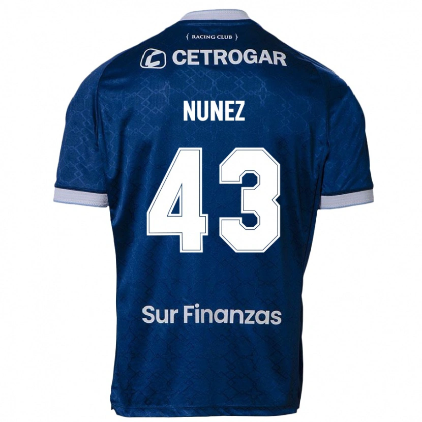 Danxen Kinder Lucas Nunez #43 Dunkelblau Auswärtstrikot Trikot 2025/26 T-Shirt