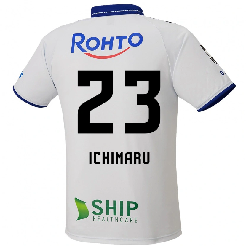Danxen Kinder Mizuki Ichimaru #23 Weiß Blau Schwarz Auswärtstrikot Trikot 2025/26 T-Shirt