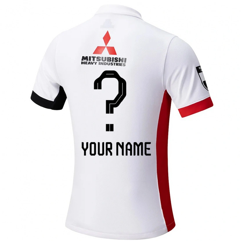 Danxen Kinder Ihren Namen #0 Weiß Schwarz Auswärtstrikot Trikot 2025/26 T-Shirt