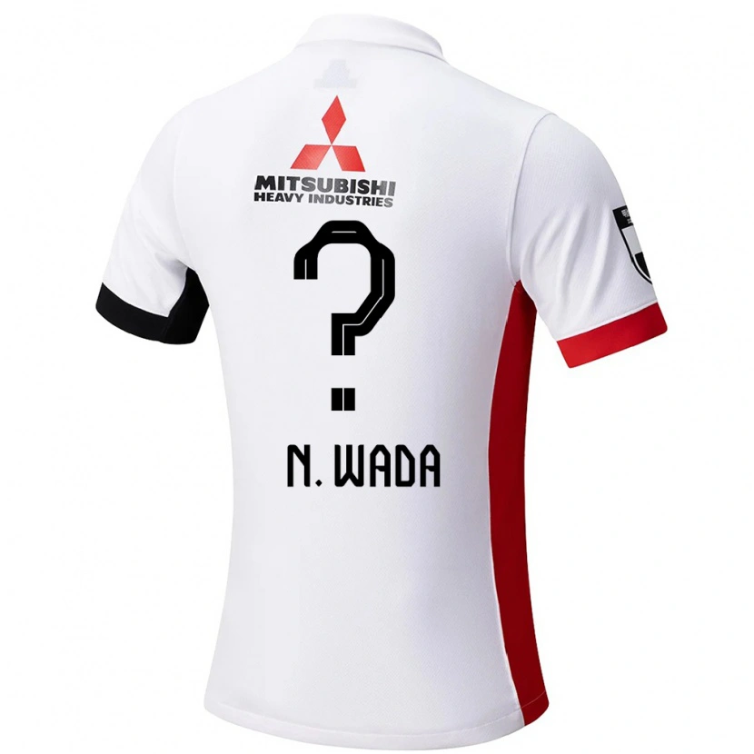 Danxen Kinder Naoya Wada #0 Weiß Schwarz Auswärtstrikot Trikot 2025/26 T-Shirt