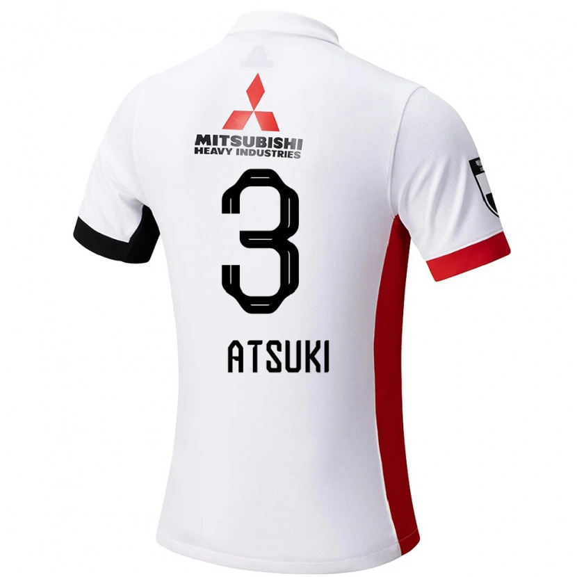 Danxen Kinder Atsuki Ito #3 Weiß Schwarz Auswärtstrikot Trikot 2025/26 T-Shirt