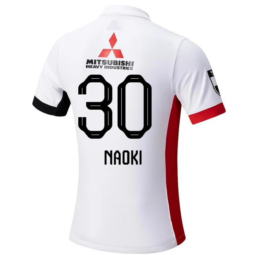 Danxen Kinder Naoki Maeda #30 Weiß Schwarz Auswärtstrikot Trikot 2025/26 T-Shirt