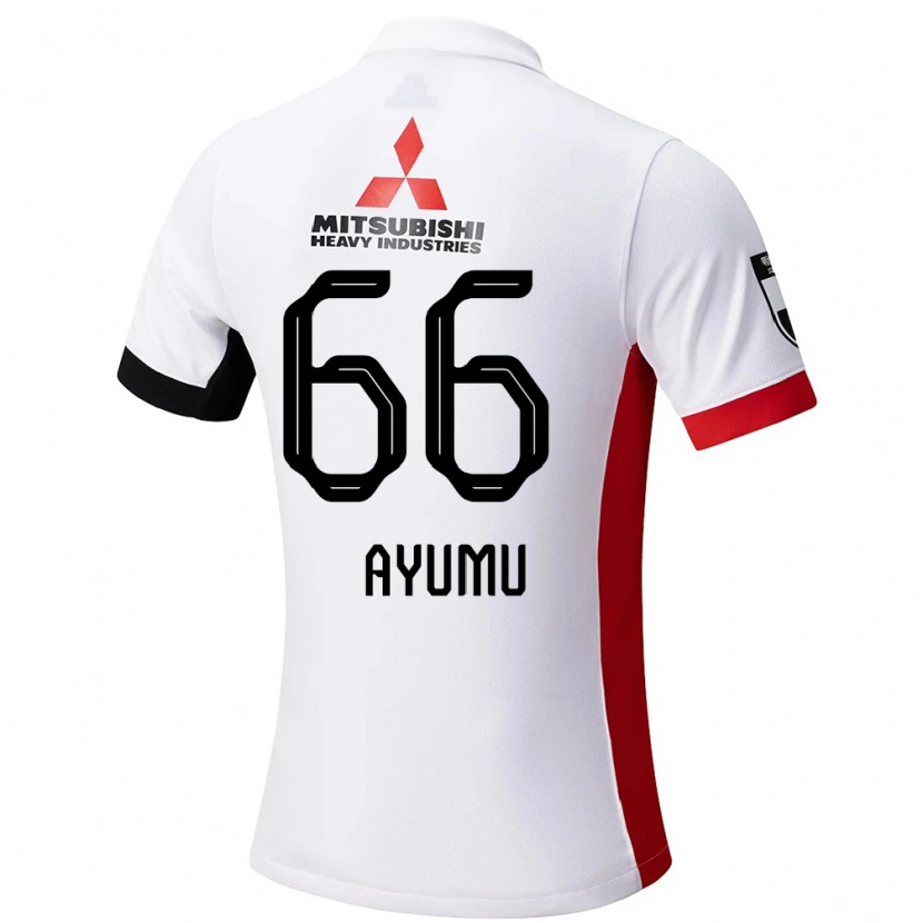 Danxen Kinder Ayumu Ohata #66 Weiß Schwarz Auswärtstrikot Trikot 2025/26 T-Shirt