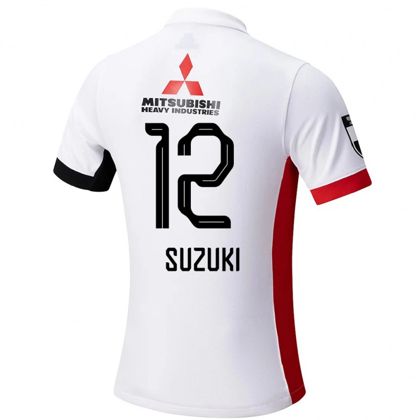 Danxen Kinder Zion Suzuki #12 Weiß Schwarz Auswärtstrikot Trikot 2025/26 T-Shirt