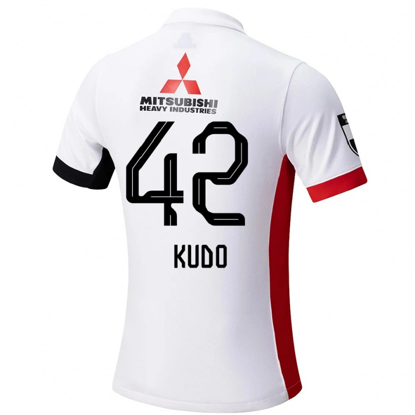 Danxen Kinder Kota Kudo #42 Weiß Schwarz Auswärtstrikot Trikot 2025/26 T-Shirt