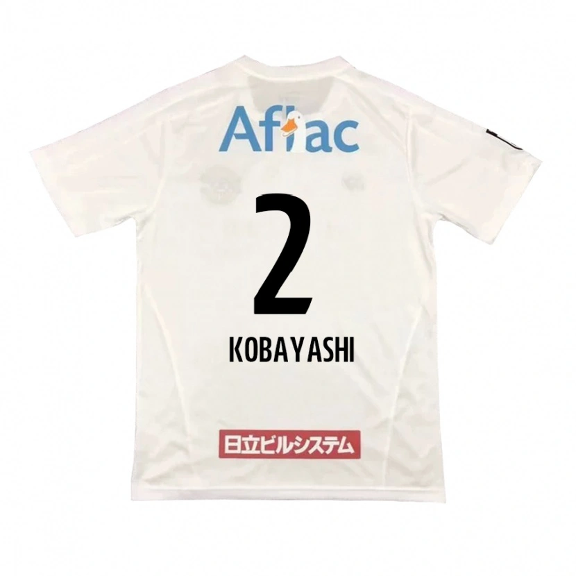 Danxen Kinder Kensei Kobayashi #2 Hellgrau Beige Auswärtstrikot Trikot 2025/26 T-Shirt