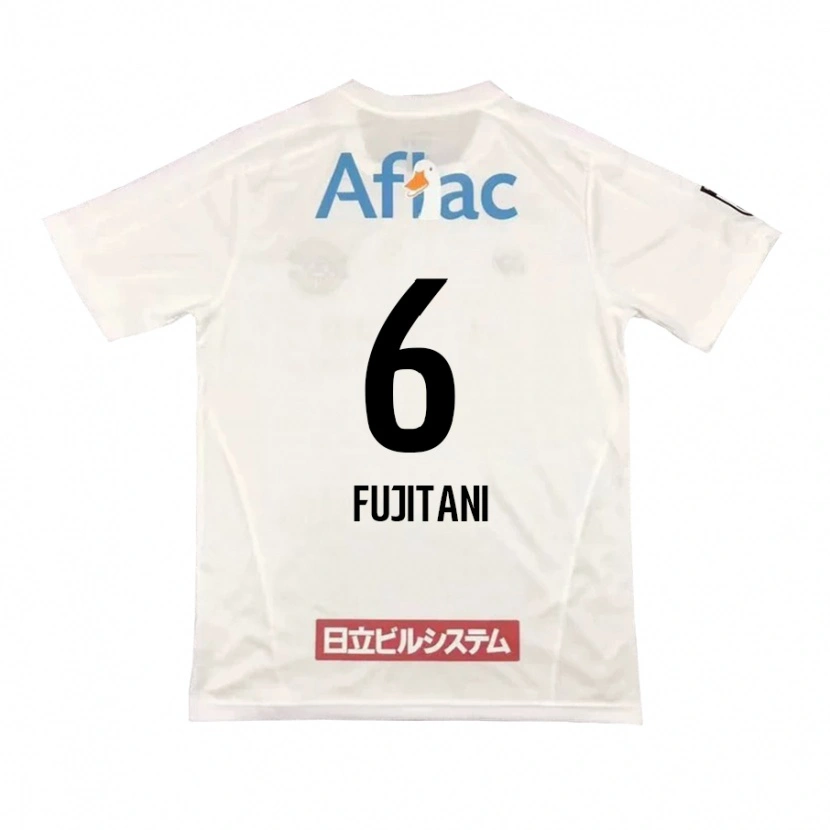 Danxen Kinder Atsuto Fujitani #6 Hellgrau Beige Auswärtstrikot Trikot 2025/26 T-Shirt