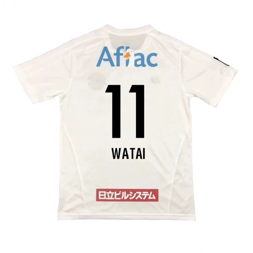 Danxen Kinder Masaki Watai #11 Hellgrau Beige Auswärtstrikot Trikot 2025/26 T-Shirt