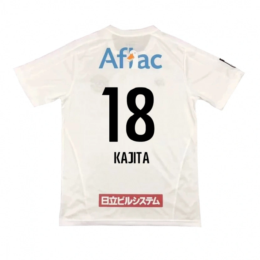 Danxen Kinder Kento Kajita #18 Hellgrau Beige Auswärtstrikot Trikot 2025/26 T-Shirt