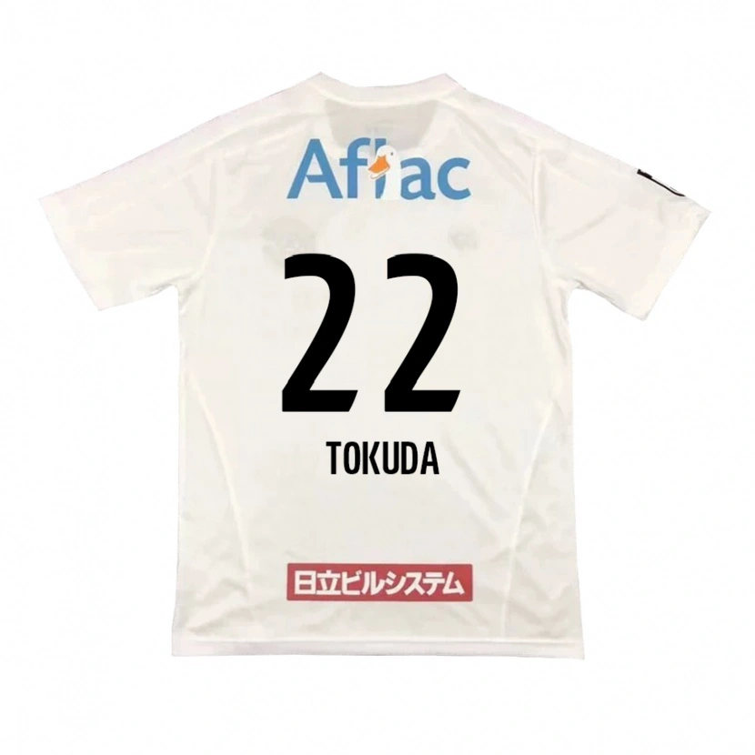 Danxen Kinder Haoto Tokuda #22 Hellgrau Beige Auswärtstrikot Trikot 2025/26 T-Shirt