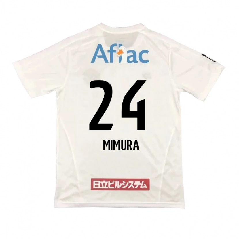 Danxen Kinder Kaname Mimura #24 Hellgrau Beige Auswärtstrikot Trikot 2025/26 T-Shirt