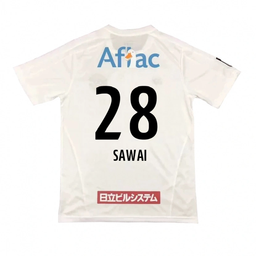 Danxen Kinder Retsu Sawai #28 Hellgrau Beige Auswärtstrikot Trikot 2025/26 T-Shirt
