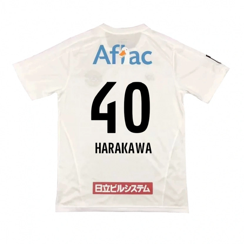 Danxen Kinder Riki Harakawa #40 Hellgrau Beige Auswärtstrikot Trikot 2025/26 T-Shirt