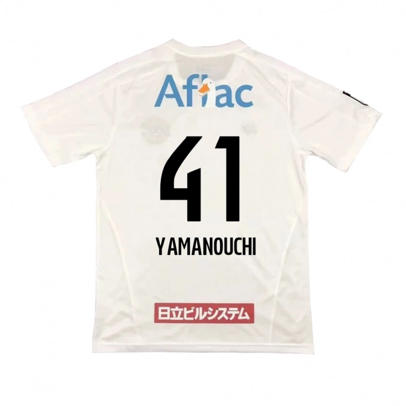 Danxen Kinder Yusei Yamanouchi #41 Hellgrau Beige Auswärtstrikot Trikot 2025/26 T-Shirt